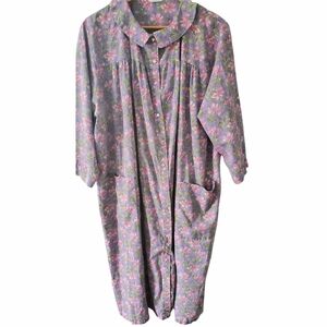 Carol's Collection Vintage Floral Duster Sizd XL
